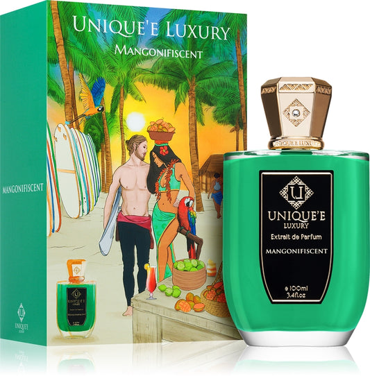 Mangonifiscent Unique’e Luxury by Unique’e Luxury - bottle and packaging view